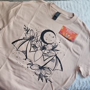 George Peach Graphic Tee with Black Design